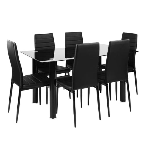 Venice 6 Set - פינת אוכל שולחן עם 6 כיסאות